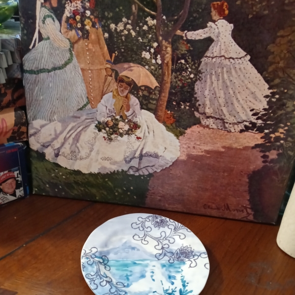 Anthropologie By Transferware 3 dessert 🍎Plates,Size 6.5" Art Plates,Nice Gift. - Picture 9 of 11